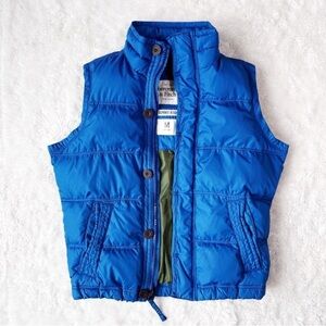 VTG Abercrombie & Fitch Men Blue Puffer Summit Rock Vest
MEDIUM Y2K 90s Classic